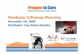 Pandemic Influenza Planning - MNP LLP · 12 Influenza Prevention ... concentration of fluids Vaccine inactivated and purified ... emergency management exercises before
