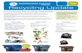 Spring 2014 Recycling Update - Washington County, Oregon · for raw materials in manufacturing. ... and metal recycling, what to do with plastic bags, ... recycling facilities by