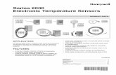 63-2590—06 - Series 2000 Electronic Temperature Sensors · 2015-06-26 · Series 2000 Electronic Temperature Sensors APPLICATION The Series 2000 C7021, C7023, C7031 and C7041 Electronic