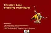 Effective Zone Blocking Techniques - . jalkapallo_380... · PDF fileWhat is Zone Blocking? Zone blocking is simply a style of blocking that allows for those blocking to block an area