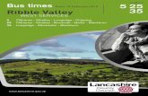 From 19 February 2018 35 - lancashire.gov.uk · Service 25 – The timetable has been revised ato include shor t journeys between Blackburn nd Me lor par tially replacing the withdrawn