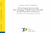 ALDO VAN WEEZEL Entrepreneurial - DiVA portalhj.diva-portal.org/smash/get/diva2:208695/FULLTEXT01.pdf · ALDO VAN WEEZEL Entrepreneurial Strategy-Making Mode ... entrepreneurship