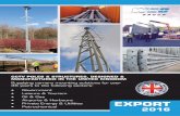 CCTV POLES & STRUCTURES, DESIGNED - wec.uk.net · CCTV POLES & STRUCTURES, DESIGNED & ... Tilt over triangular lattice construction tower providing excellent stability characteristics,