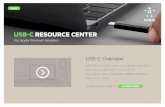 USB-C RESOURCE CENTER - Belkin · USB-C RESOURCE CENTER ... Intel, Dell, and Belkin. ... ‘Sideband’ lines for alternate mode audio/visual applications 10. Cable braid Shield