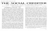 JTHE SOCIAL CREDITER - alor.org Social Crediter/Volume 11/The Social Crediter Vol... · Page 2 THE SOCIAL CREDITER Saturday, October 30, 1943. Teachers and the New Order By "DIOGENES."