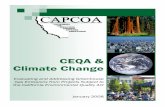 CEQA & Climate Change - CAPCOAcapcoa.org/wp-content/uploads/2012/03/CAPCOA-White-Paper.pdf · CEQA & Climate Change Evaluating and Addressing Greenhouse Gas Emissions from Projects