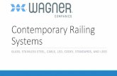 Contemporary Railing Systems - .Contemporary Railing Systems Post Mounted Systems Cable Railing Structural