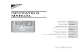 OPERATING MANUAL - Daikin · Operating Manual Handset Wireless Mode ... DAIKIN-EN.ind1 1 55/6/14 9:56:15 AM/6/14 9:56:15 AM. ... TURBO Activate/deactivate Turbo function 3.