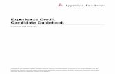 Experience Credit Candidate Guidebook - Appraisal Institute · 3 | Experience Credit Candidate Guidebook 6/29/18cv Experience Credit Criteria and Procedures . The Experience Credit