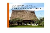 JSEALS Vol 4-1 Frontjseals.org/JSEALS-4-1.pdf · JSEALS Journal of the ... Kasetsart University in Bangkok - is offering beautiful modern meeting ... factors: progression and sequential