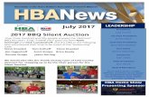 2017 July Newsletter - HBA of Central MO · session on the proposed draft ... Committee advised staff to make some changes to the bill and hopefully bring a final ... 2017 July Newsletter