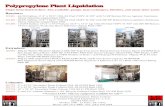 Polypropylene Plant Liquidation - lceclcec.com/corp/flyers/PolypropyleneLiquidation.pdf · Polypropylene Plant Liquidation ... Vibrating Screener 304 SS Deck/Carbon Steel Frame 3