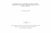 ETHICAL GUIDELINES FOR OPERATIONAL RESEARCH ON …naco.gov.in/sites/default/files/10- NACO Ethical Guidelines for... · ETHICAL GUIDELINES FOR OPERATIONAL RESEARCH ON HIV/AIDS Version