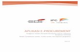 Aplikasi E-procurement - eproc-ikt.comeproc-ikt.com/manual/panduan_penyedia_v1.pdf · Pengadaan : setingkat admin aplikasi 3 ... Melalui pendaftaran aktif dilakukan oleh pihak vendor
