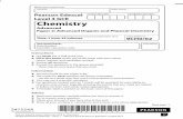 Pearson Edexcel Centre Number Candidate Number .Pearson Edexcel Level 3 Advanced GCE in Chemistry