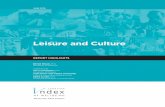 Leisure and Culture - University of Waterloo · REPORT HIGHLIGHTS Leisure and Culture BRYAN SMALE, ... fishing, reading for pleasure, playing games, ... Social Leisure Activities