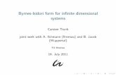 Byrnes-Isidori form for infinite dimensional fa/cdps/talks/Trunk.pdf  Byrnes-Isidori form for inï¬nite