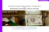 Continuing Education Program in Nephrology Nursing · Comprehensive Renal Transplant Nursing (teaching & supervision to be integrated). Over-all Outcome Assessment 100 100