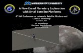 A New Era of Planetary Exploration with Small Satellite …€¦ · energy manifold trajectories based on stable and unstable manifolds and ballistic capture. Manifolds are created