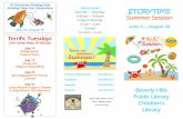 2018 Summer Reading Club Library HoursReading … · followed by creative playtime. 11:00 am —11:45 am Early Words Storytime for ages 12-24 months A 20 minute storytime followed
