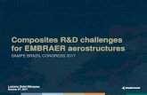 Composites R&D challenges for EMBRAER aerostructuressampe.com.br/emailmkt/v_congresso_sampe/cobertura/embraer.pdf · Composites R&D challenges for EMBRAER aerostructures SAMPE BRAZIL