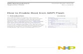 How to Enable Boot from QSPI Flash - nxp.com · • Configure the board to serial downloader mode and make sure the power supply is form the ... The memory regions from 0 to ivt_offset