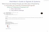 Hitchhiker’s Guide to Signals & Systemsnumbat.ucsd.edu/~bob/signals/Documents_files/1... · 2017-01-24 · Engineering Signals & Systems in continuous and discrete time ... Signals