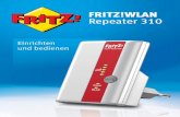 FRITZ!WLAN Repeater 310 - m-net.de · • WPS muss in der WLAN-Basisstation aktiviert sein. In aktuellen FRITZ!Box-Modellen ist WPS bei Ausliefe-rung aktiviert.