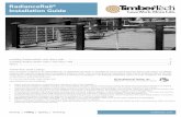 RadianceRail Installation Guide - TimberTech Europe · ATI Architectural Testing, Inc. ... • Transfer measurement to Top Rail, Bottom Rail, and ... GLASS PANEL • Place Bottom
