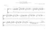 La Foule - - Classclef Foule by Roland Dyens.pdf · La Foule Adaptation pour guitare Roland Dyens Music by E. Dizeo & A. Cabral Tabbed by Nessuno 1/7 = 63 Dropped D 6=D 1 (soulevez