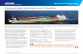 Shipping industry seeking alternative financing - KPMG … · to the shipping industry may bounce ... Hapag-Lloyd AG and Chile-based Compañía Sud Americana de Vapores ... 3 European
