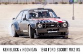 KEN - Amazon Web Services · Ken Block and Hoonigan Industries are proud to introduce Block’s first-ever, rear-wheel-drive Gymkhana machine. ... Block’s flat black and star-spangled,