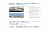 NCC ACI: KENNEDY CENTER EXPANSION PROJECT - SITE … Tour Kennedy Center.pdf · NCC ACI: KENNEDY CENTER EXPANSION PROJECT - SITE TOUR ... (Bubble) Deck - Both Pump and ... - P-T Slab