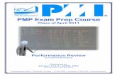 PMP Exam Prep Course - PMI Memphispmimemphis.org/images/downloads/pmp_exam_prep_course_perfor… · PMP Exam Prep Course - Class of April 2011 Project Management Institute • PMI