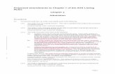 Proposed amendments to Chapter 1 of the ASX … · Proposed amendments to Chapter 1 of the ASX Listing ... audit report or review must not contain a modified opinion, ... 1.2.5 The
