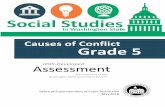 Causes of Conflict Grade 5 - Office of Superintendent .Causes of Conflict: Social Studies Assessment