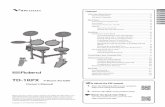 To obtain the PDF manual - images.static-thomann.de · Bass drum/Kick Pedal Played with a kick pedal, it’s the largest drum in the kit . * Use a commercially available kick pedal