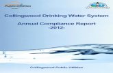 Collingwood Drinking Water System Annual Compliance … Compliance.pdf · Collingwood Drinking Water System Annual Compliance Report-2012-Collingwood Public Utilities Collingwood