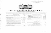 THE KENYA GAZETTE - revenue.go.ke · Published by Authority of the Republic of Kenya ... Samson Okongo Mose KERICHO COUNTY ... Trade and Co-operati vs. GAZETTE NOTICE NO. 4920 THE
