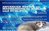 ADVANCED TOPICS ON ECOLOGY - WORLDSES.ORG · January 25-27, 2008 The WSEAS Mathematical Biology and Ecology Conference was started in Udine, Italy, January 2005 and then held in Miami,