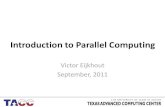 Introduction to Parallel Computing · •Theoretical background •Parallel computing systems ... •Theoretical Upper Limits –Amdahl [s Law ... –Cost of Communications