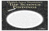 Hubble Space Telescope’s Top Science Findingshubblesite.org/pubinfo/pdf/2009/18/pdf.pdf · used his homemade telescope 400 years ... and as part of an armada of observatories in