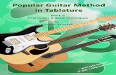 Popular Guitar Method Tablature - vincentvaneker.comvincentvaneker.com/wp-content/uploads/PGM-2.pdf · Download the play a long audio files ... 13 Arpeggios 61 ... Tremolo picking,