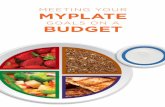 MEETING YOUR MYPLATE - Cooking Matters · We’re excited to share with you these tips for meeting your MyPlate ... This guide is brought to you by the following ... a place setting