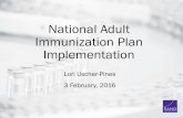 National Adult Immunization Plan Implementation - HHS.gov · National Adult Immunization Plan Implementation . Slide 2 ... Questions? For more information ... feasib ility of future
