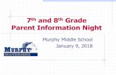 Parent Information Night - Plano Independent School … · 2018-01-08 · Parent Information Night Murphy Middle School January 9, 2018. ... Plano Academic and Creative Education