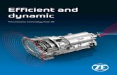 Efficient and dynamic - ZF Friedrichshafen AG · ZF’s 8-speed automatic transmission 8HP illustrates how the power of innovation can create classics. Since 2009, it has been the