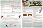Munchkin Pathfinder - Anleitung - pegasus.de · 4 1 Spielziel Im Pathfinder-Rollenspiel kämpfen deine Helden auf der Seite der Unterdrückten, besiegen die übelsten Monster und