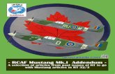 RCAF Mustang Mk.I Addendum Article/Aircraft/Mustang... · Green/Sky Gray, DuPont’s ‘equivalents’ of British MAP colours for the Temperate Land Scheme, with brown ... WWII, but