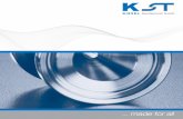 made for all - kiesel-steriltechnik.com · Our ﬁ ttings and valves stand out due to – good CIP efﬁ ciency – construction dimensions according to DIN/EN and international prescriptions